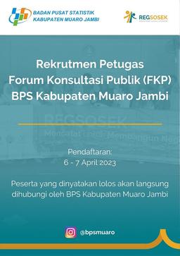 Recruitment of BPS Public Consultation Forum (FKP) Officers in Muaro Jambi Regency