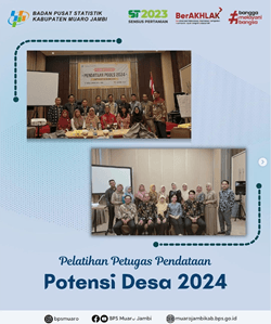 Pelatihan Petugas Pendataan Potensi Desa (Podes) 2024