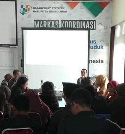 Socialization of BPS News at BPS Muaro Jambi Regency